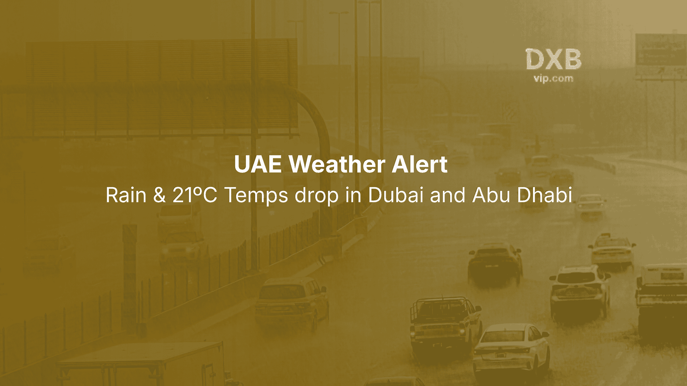 UAE Weather: Rain Chances as Temperatures Dip to 21ºC in Dubai and Abu Dhabi
