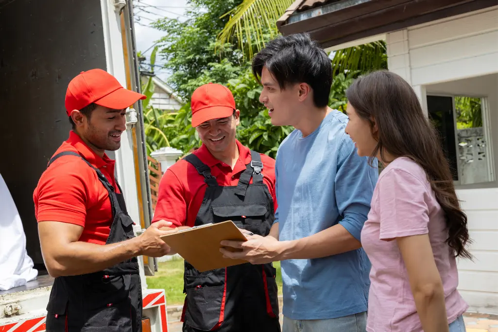 Delivery personnel attire in the Saudi market