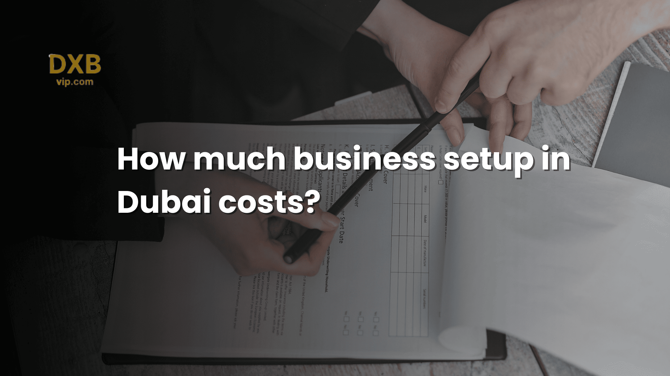 How much does business setup in Dubai cost